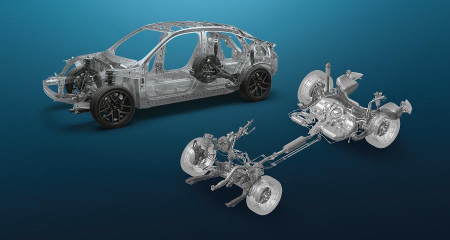 khung gầm civic hev